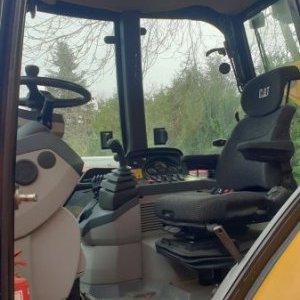 foto CAT 432E traktorbagr joystick SPZ rypadlo-nakladač