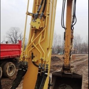 foto 7t bagr offset CAT 307 ocel pasy +KLADIVO, rypadlo pásové
