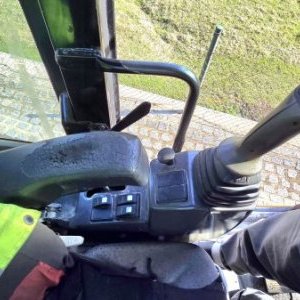 foto 19t bagr opěry SPZ CAT M318 svahovka+3 lopaty rypadlo kolové