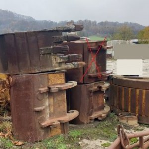 foto 5x lopaty 70-150cm CW45 rychloupínání zubové na bagr od 30t
