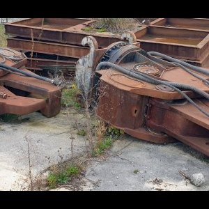 foto 2x roto 3.6t CAT MP40 kleště nůžky 350bar beton demolice kov Verachtert