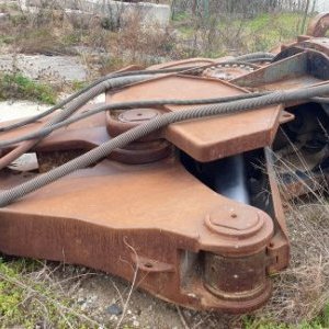 foto 2x roto 3.6t CAT MP40 kleště nůžky 350bar beton demolice kov Verachtert